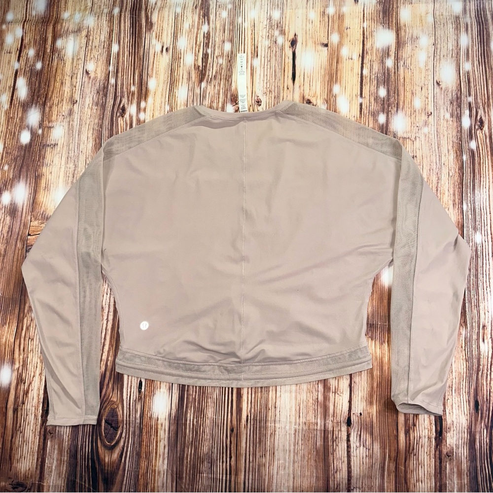 Lululemon Athletica Reach for the Run long sleeve crop Size 2